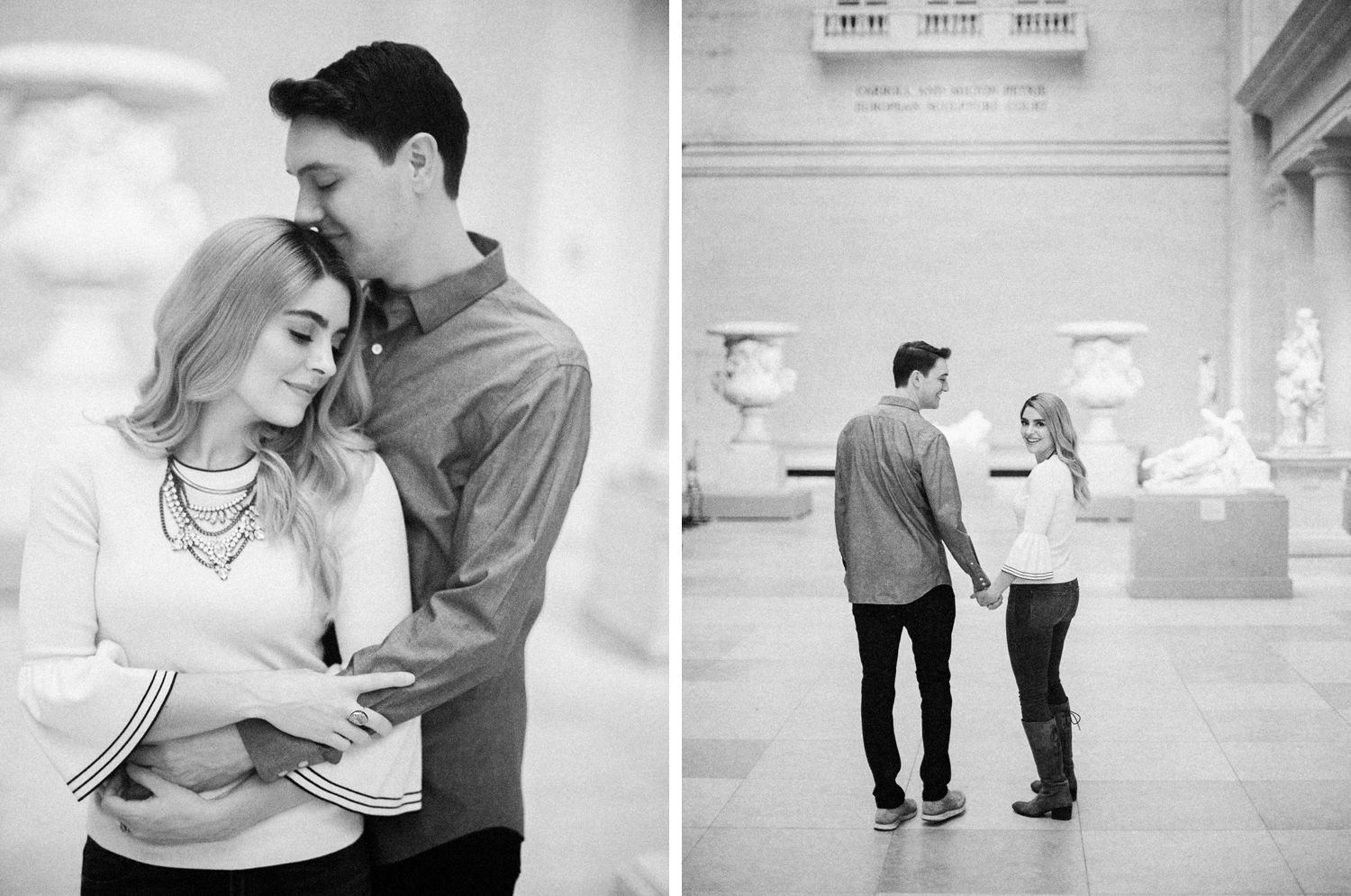 New York engagement session The Met