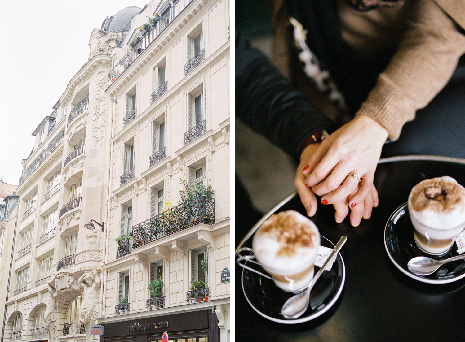 Paris engagement session